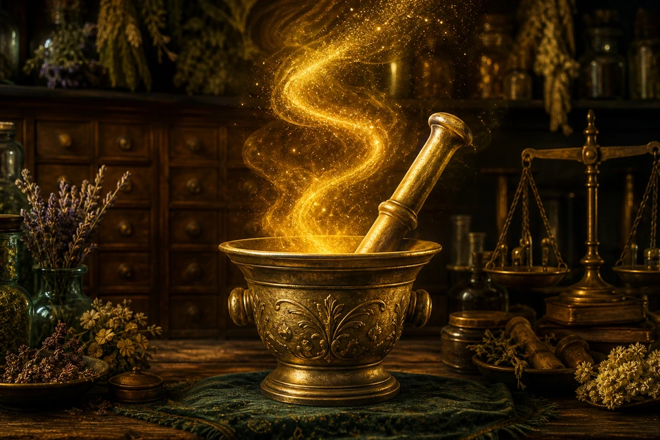 The Golden Apothecary news cover