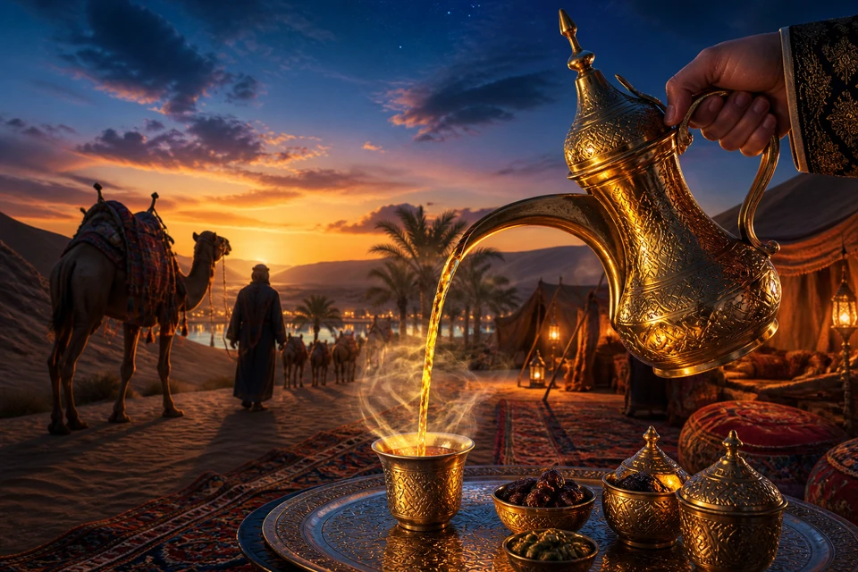 Oasis of Golden Tea news cover
