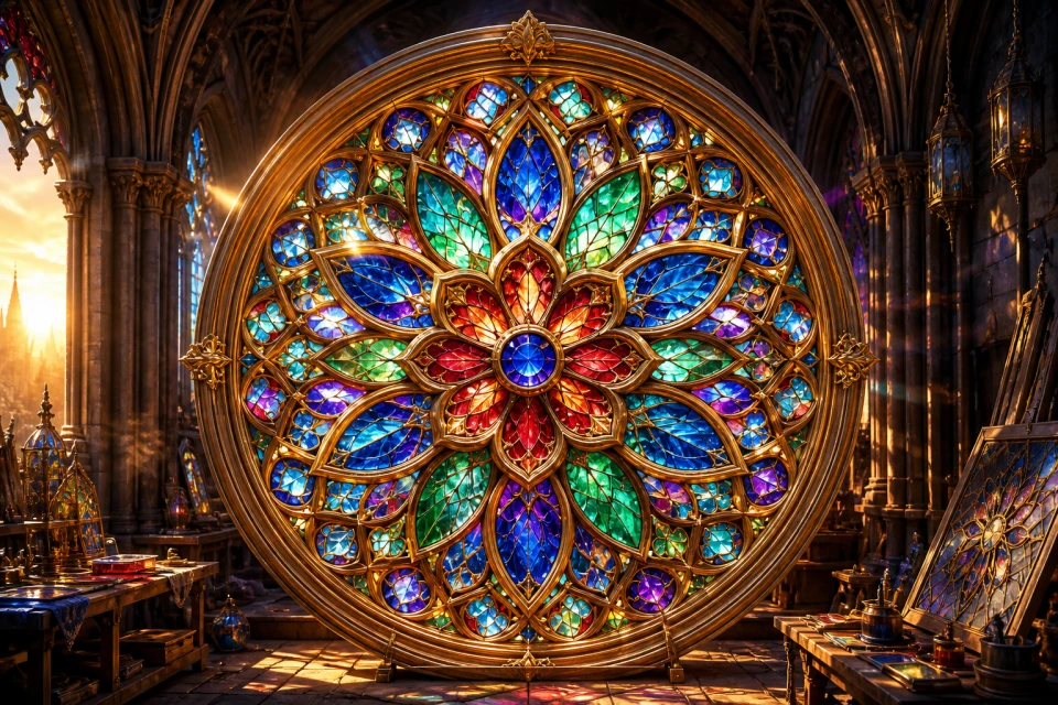 Rose Window Radiance cinematic cover