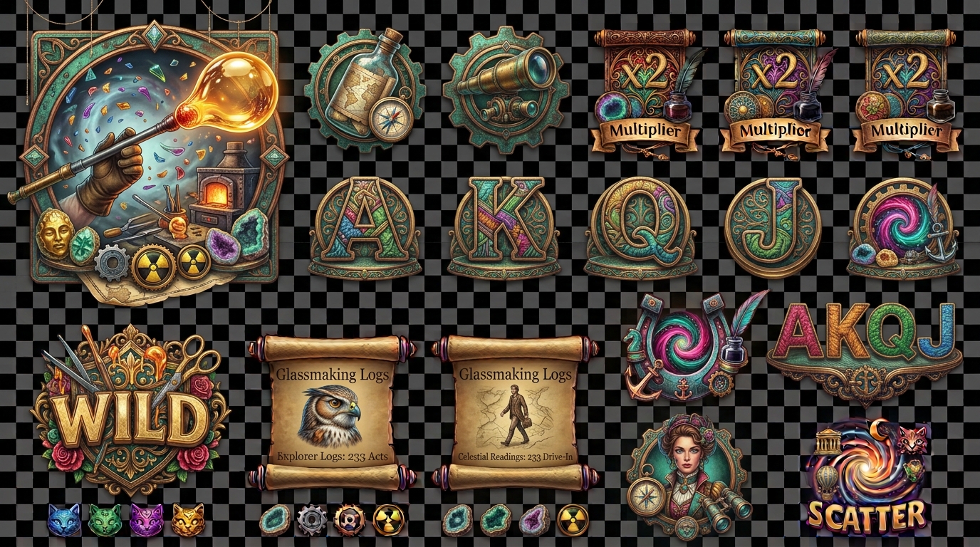 Glassmaker's Quest original symbol sheet