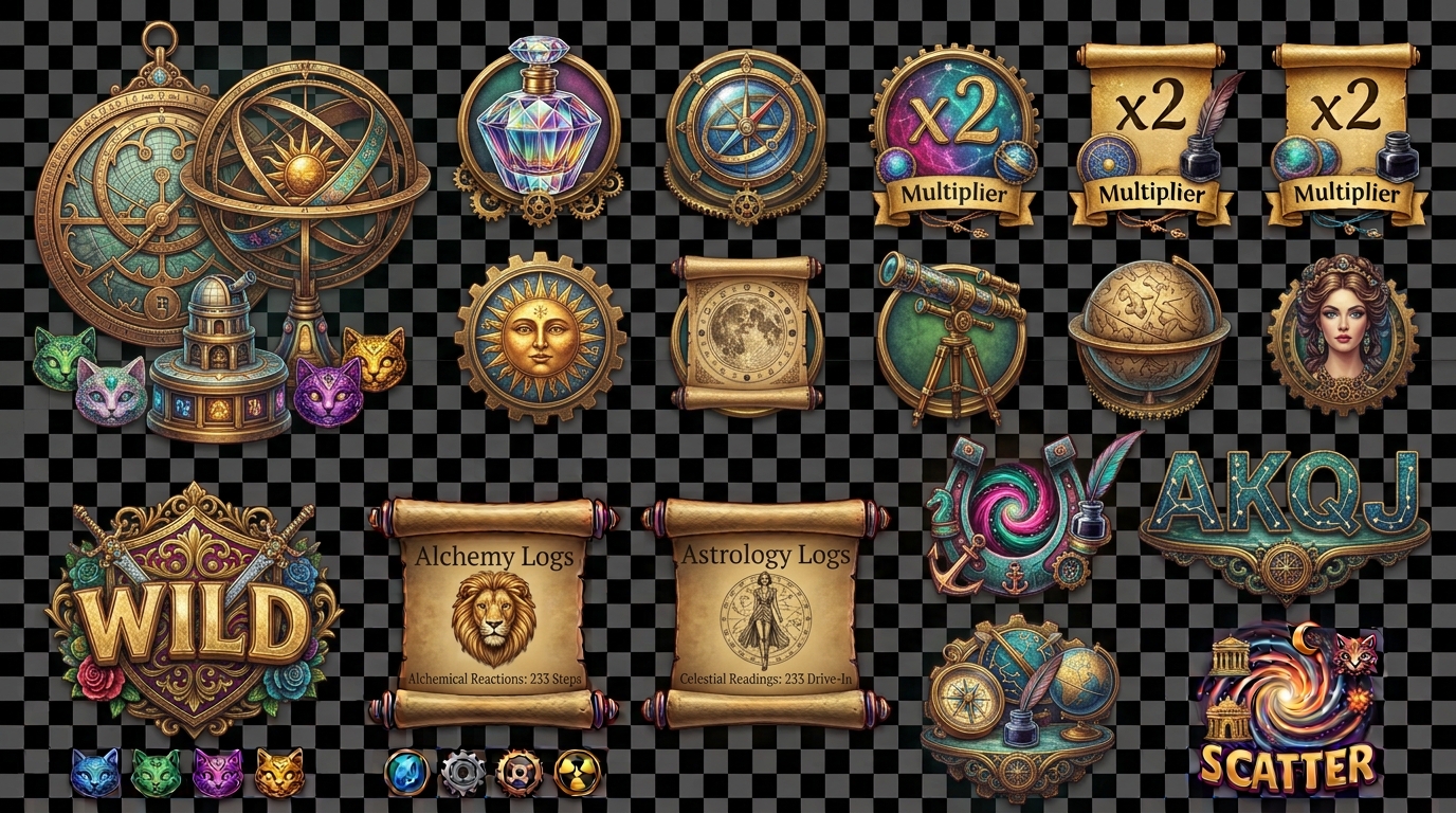 Celestial Atelier original symbol sheet