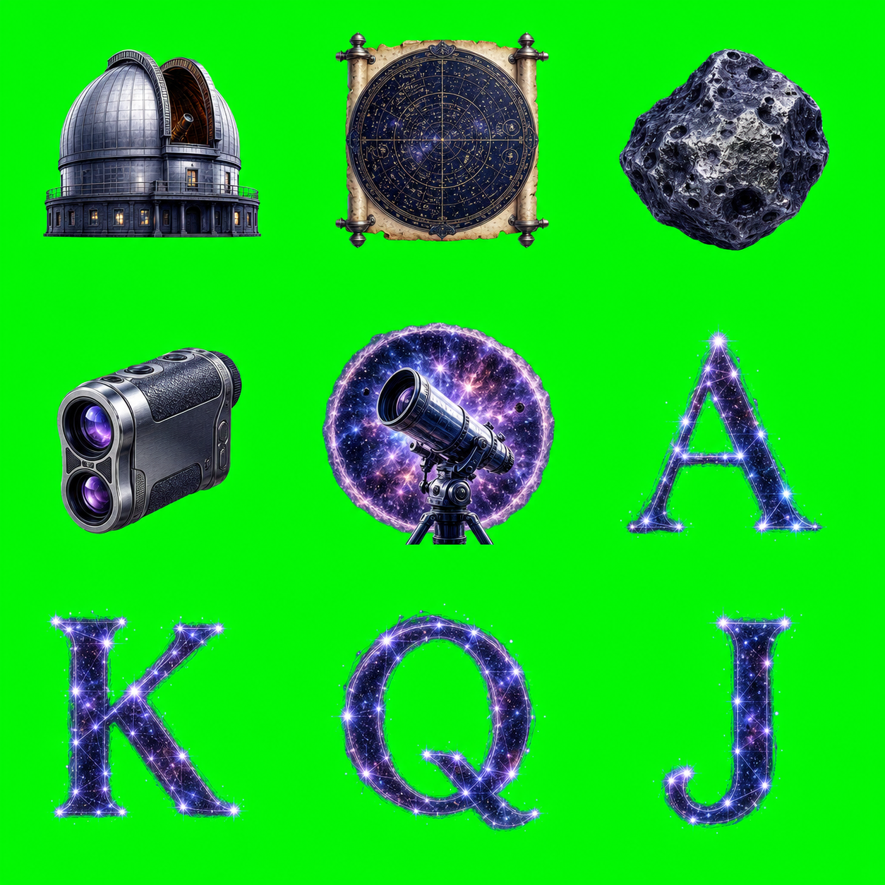 Supernova Observatory original symbol sheet