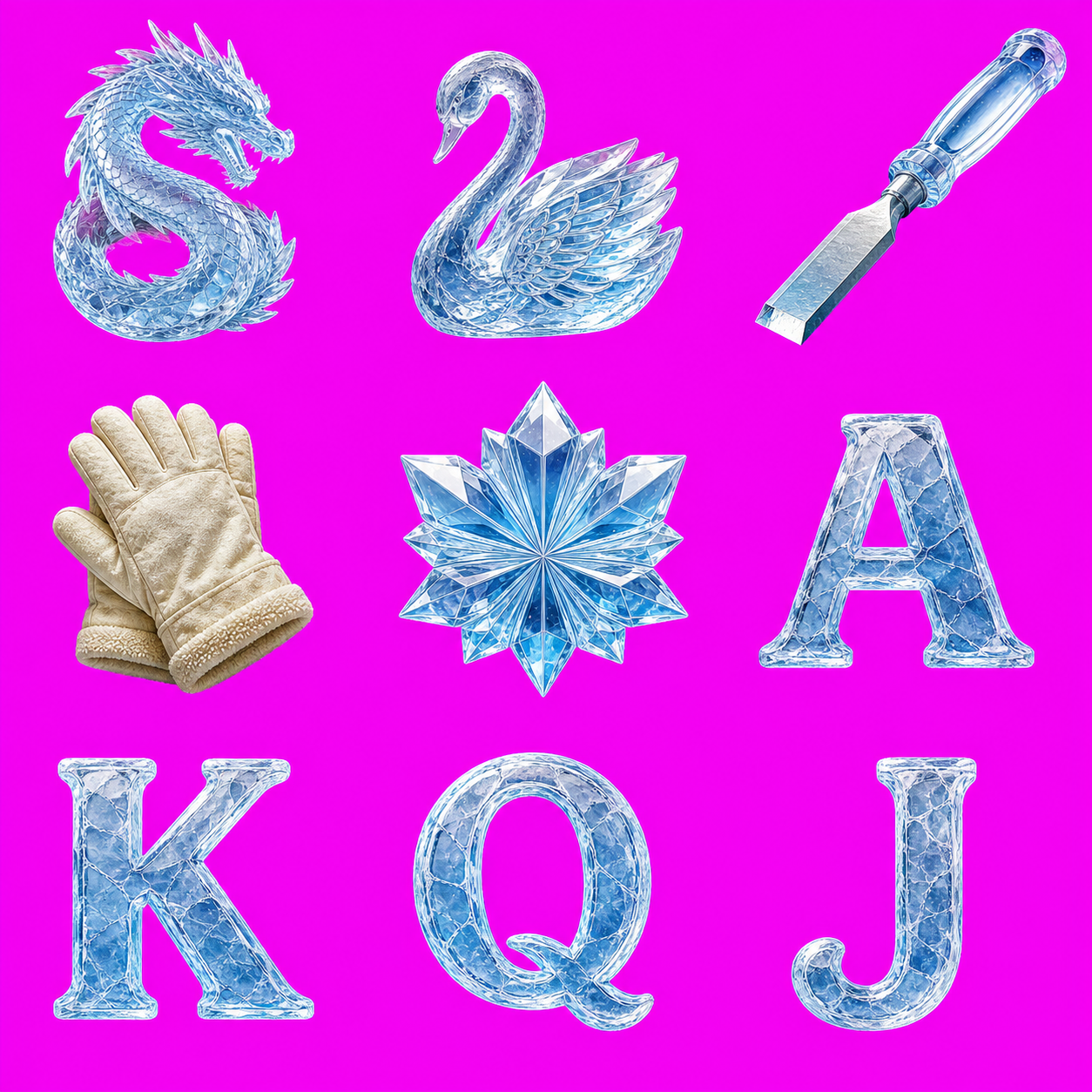 Crystal Carver original symbol sheet