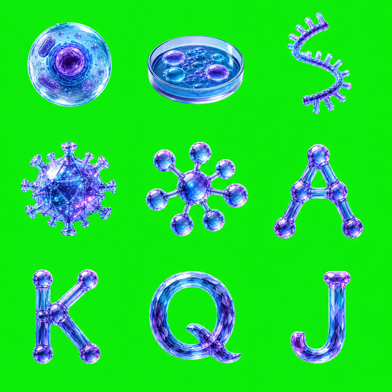 Cellular Infinity original symbol sheet