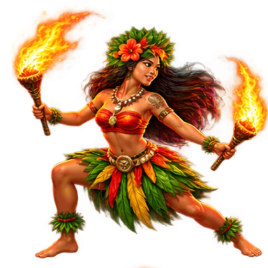 Island Inferno: Fire Twirl symbol 1